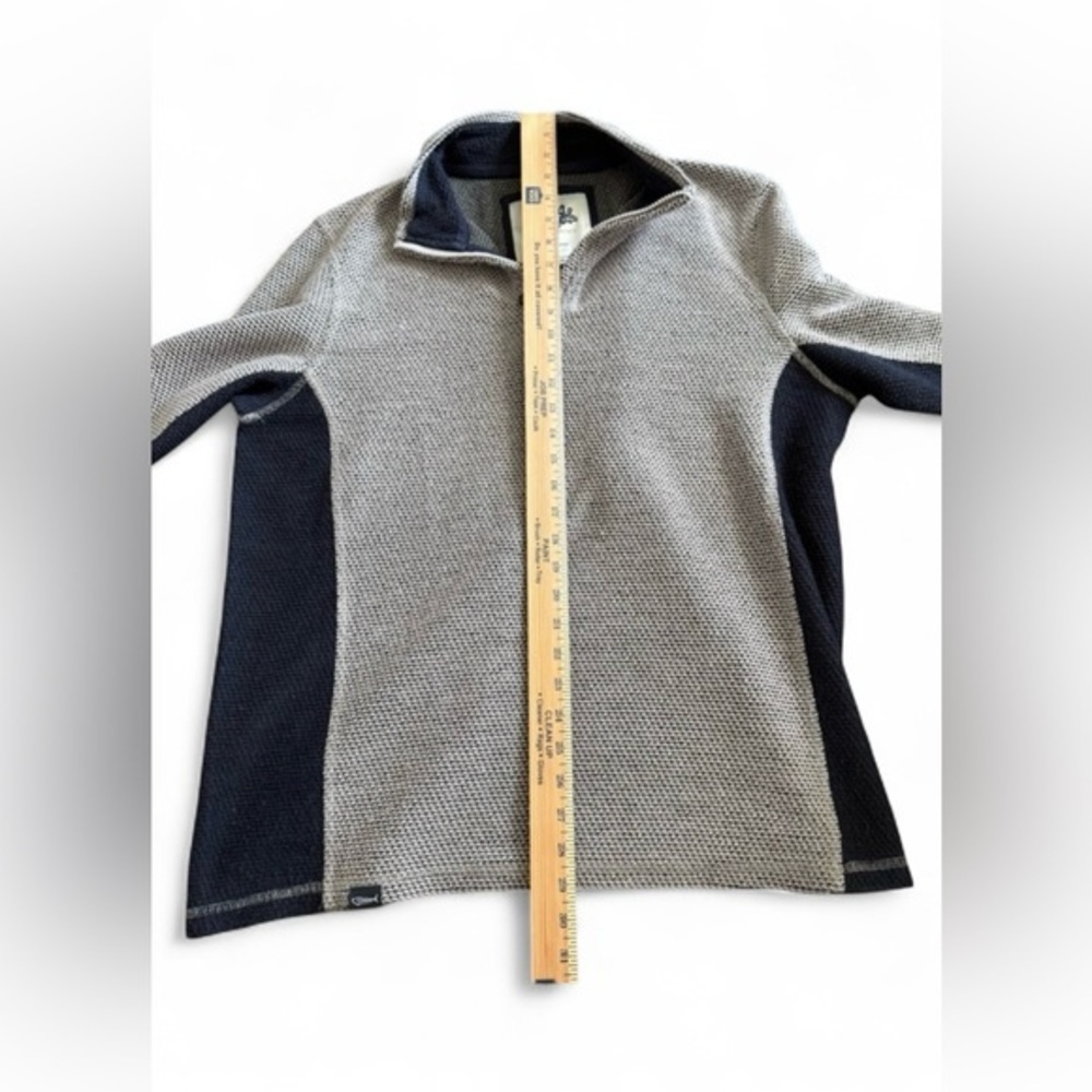 NWOT WEIRD FISH‎ QUARTER ZIP PULL OVER MENS SIZE LARGE - Picture 5 of 7